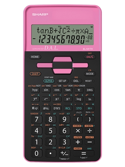 Изображение Sharp EL531THBPK - ROSA calculator Pocket Scientific Black, Pink