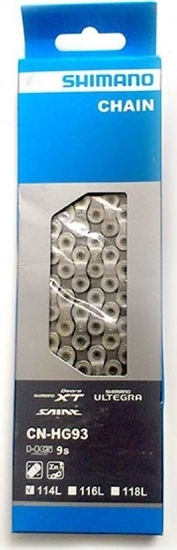 Picture of Shimano acuch Shimano CN-HG 93 114 ogniw 9-rzedowy + pin Deore XT, Ultegra uniwersalny