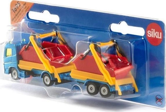 Изображение Siku SIKU 1695 Ciarówka z pojemnikiem i przyczep