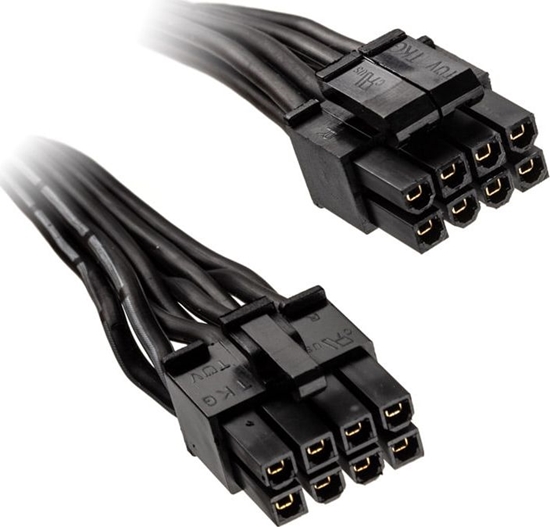 Picture of SilverStone ATX/EPS 8-pin - ATX/EPS 8-pin, 0.35m, Czarny (SST-PP06BE-EPS35)