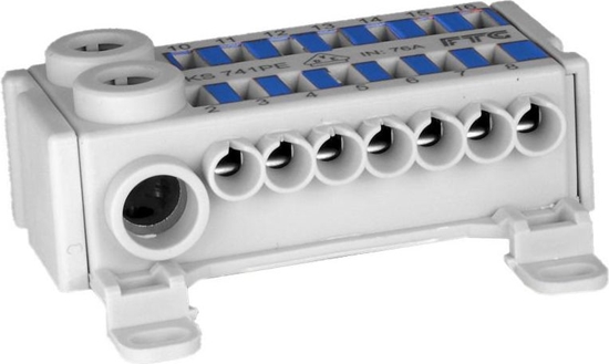 Picture of Simet Blok rozdzielczy CU 2-potencjaowy niebieski (82162033)