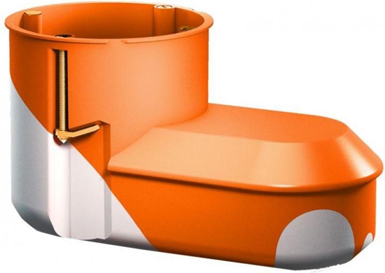 Picture of Simet Puszka do pustych cian 2x fi 60mm do elektroniki z membran jednostronnie zamknita E5000 (83199008)