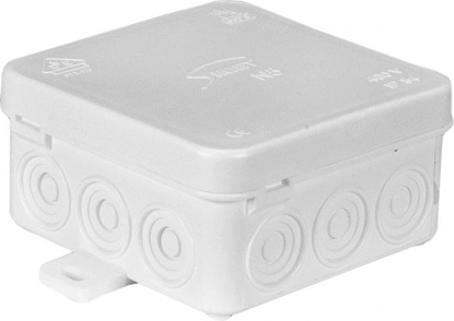 Picture of Simet Puszka n/t hermetyczna z dawic zintegrowan 75x75x39mm IP54 biaa N5 (83005006)