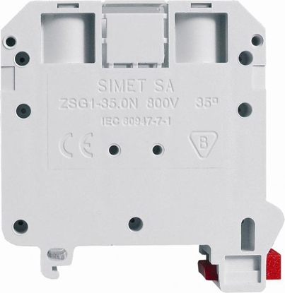 Picture of Simet Zczka szynowa ZSG 1-35.0Ns 2-przewodowa 35mm2 szara (11721312)