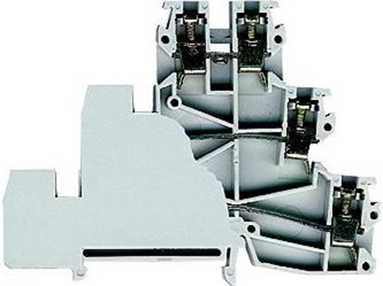 Picture of Simet Zczka szynowa ZUW 3-2.5 3-pitrowa 2,5mm2 szara (13204312)