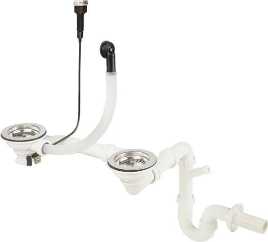 Изображение Syfon Deante Syfon rurowy podwójny 3,5" (ZXY 9973)