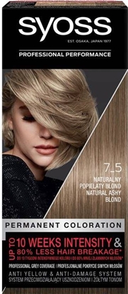 Attēls no Syoss Farba do włosów trwale koloryzująca 7-5 Naturalny Popielaty Blond