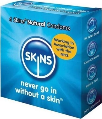 Attēls no Skins Skins Natural Condoms klasyczne prezerwatywy 4szt.