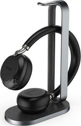 Picture of Yealink BH72 Headset Wired & Wireless Head-band Calls/Music USB Type-A Bluetooth Charging stand Black