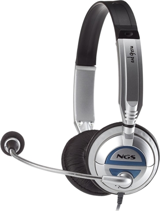 Attēls no NGS MSX6Pro Headset Wired Head-band Calls/Music Grey
