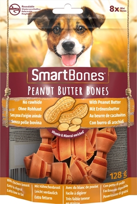 Attēls no Smart Bones Smart Bones Peanut Butter mini 8 szt.