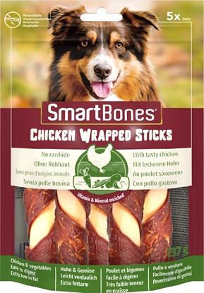Attēls no SmartBones Chicken Wrap Sticks Medium 5 szt. [T027453]
