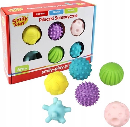 Изображение Smily Play Pieczki sensoryczne 6szt