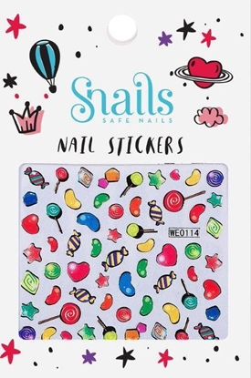 Picture of Snails Snails, Naklejki na Paznokcie Candy Blast, dla dziewczynek