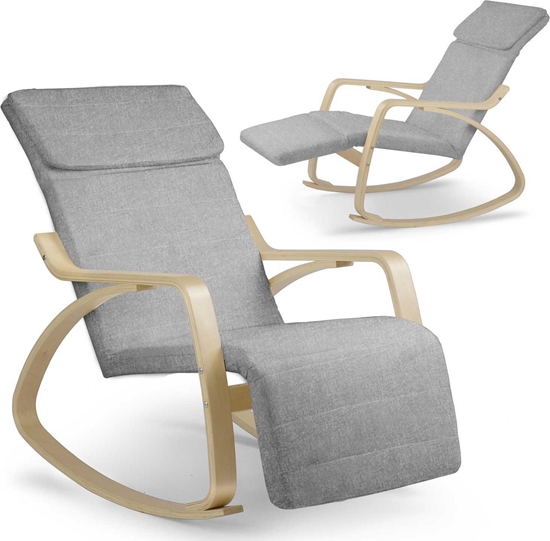 Picture of Sofotel Fotel wypoczynkowy bujany Suzi - jasnoszary