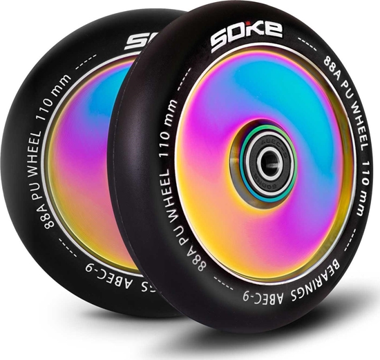 Изображение Soke Kóka do hulajnogi 110 mm pene rainbow 2szt.
