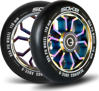 Изображение Soke Kóka do hulajnogi 110 mm rainbow 2 szt.