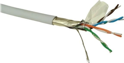 Изображение Solarix Kabel instalacyjny Solarix FTP, Cat5E, prosty, PVC, puszka 305m SXKL-5E-FTP-PVC-GY
