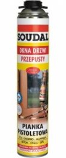 Picture of Soudal PIANKA PISTOLETOWA 750 YELLOW [jm.SZT] - PIA PI 750YL