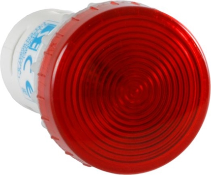Изображение Spamel Lampka kompaktowa czerwona LED 230V AC (PK22-LC-230-LED-AC)