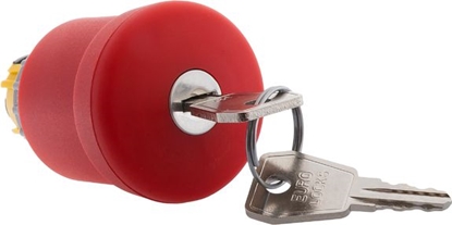 Изображение Spamel Przycisk bezpieczeństwa czerwony z kluczykiem (SP22-BSN-01)