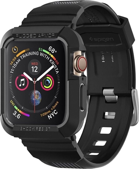 Picture of Spigen SPIGEN RUGGED ARMOR PRO APPLE WATCH 4 (44MM) BLACK uniwersalny
