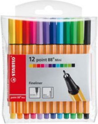 Attēls no Stabilo Cienkopis mini 12 kolorw