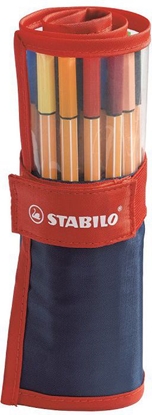 Attēls no Stabilo Cienkopis Point 88 rollerset 25 sztuk