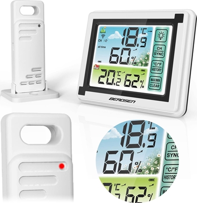 Picture of Stacja pogodowa Berdsen Stacja pogodowa z wywietlaczem BD-900 biaa