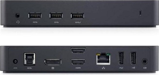 Изображение DELL USB 3.0 Ultra HD Triple Vidoe Docking Station D3100