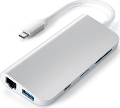 Attēls no Stacja/replikator Satechi USB-C (ST-TCMM8PAS)