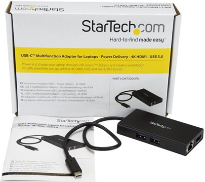 Picture of Stacja/replikator StarTech Multiport Adapter USB-C (DKT30CHPD)