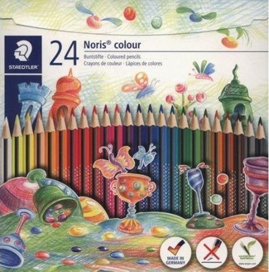 Изображение Staedtler Kredki trójktne Noris Colour 24 kolory STAEDTLER