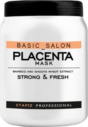 Attēls no Stapiz Basic Salon Placenta Mask Maska do włosów 1000ml