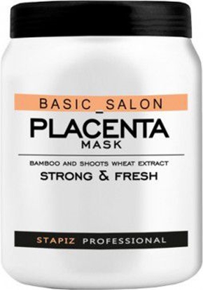 Attēls no Stapiz Basic Salon Placenta Mask Maska do wosów 1000ml