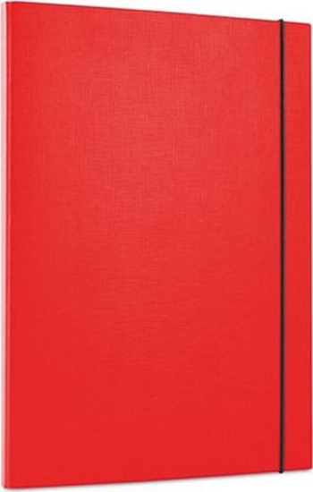 Picture of Staples Teczka skrzydowa zamykana gumk office products eco czerwona