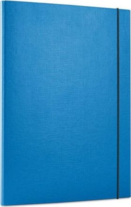 Picture of Staples Teczka skrzydowa zamykana gumk office products eco niebieska