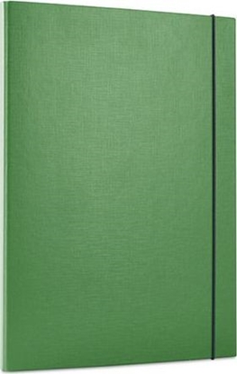 Picture of Staples Teczka skrzydowa zamykana gumk office products eco zielona