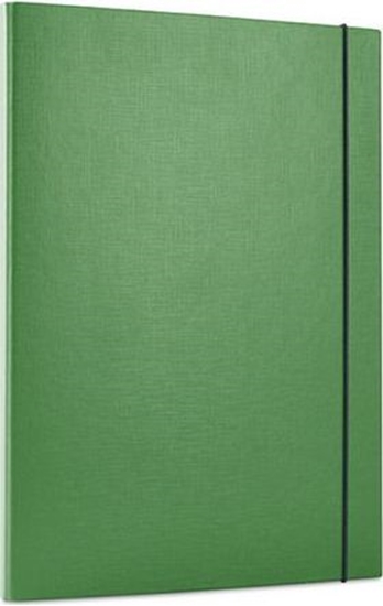 Picture of Staples Teczka skrzydowa zamykana gumk office products eco zielona
