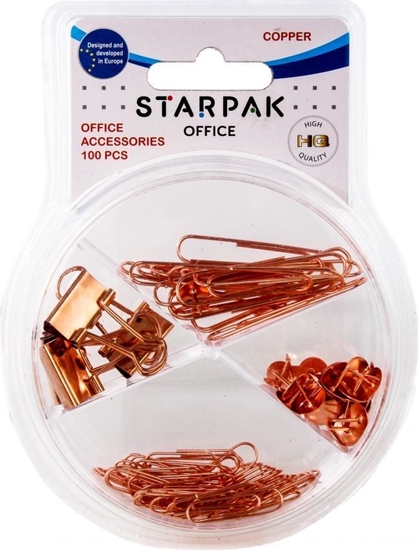 Изображение Starpak AKCESORIA BIUROWE 100SZT MIEDZ OFF STK B/C12/96