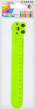 Attēls no Starpak I LINIJKA PLASTIKOWA 15CM GASIENICA