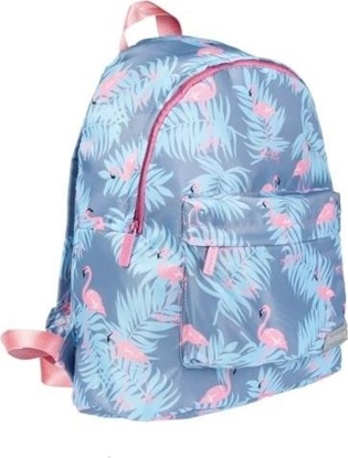 Picture of Starpak Plecak szkolny flamingi niebieski