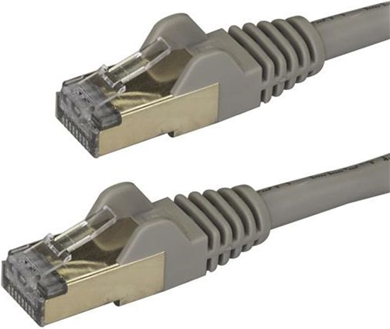 Picture of StarTech Patchcord CAT6A, STP, 2m, szary (6ASPAT2MGR)