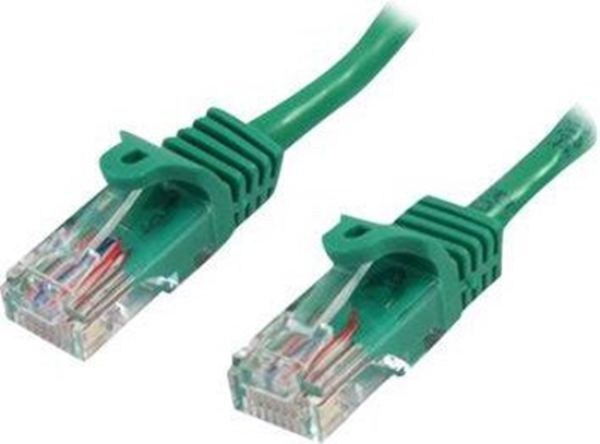 Picture of StarTech RJ-45 Cat5e mski-mski 0,5m zielony (45PAT50CMGN)