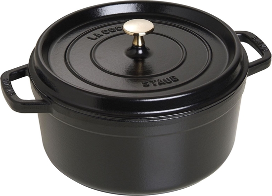 Picture of STAUB Garnek STAUB eliwny okrgy 5.2 ltr czarny uniwersalny