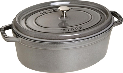 Изображение STAUB Garnek STAUB eliwny owalny 5.5 ltr grafitowy uniwersalny