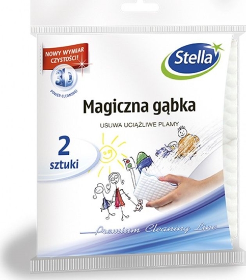 Picture of Stella Magiczna gbka STELLA, 2 szt., biay + niebieski
