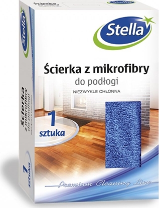 Picture of Stella cierka z mikrofibry STELLA, do podogi, dwustronna, 1 szt., niebieski