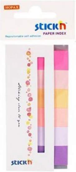Изображение Stickn Zakadki indeks. papierowe mix 6 kol. neon Spring (242345)
