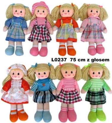 Attēls no Sun-Day Lalka szmacianka z gosem, 75 cm (L0237)